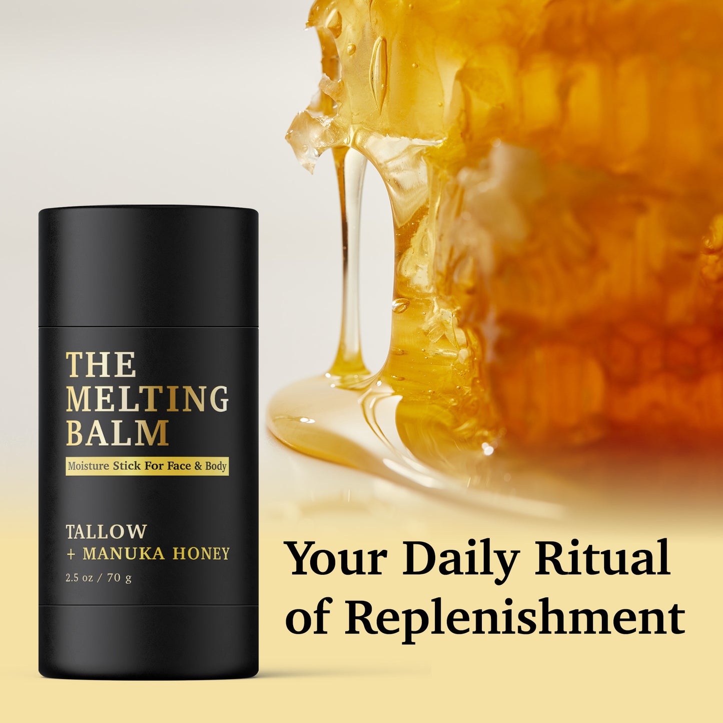 The Melting Balm: Tallow + Manuka Honey