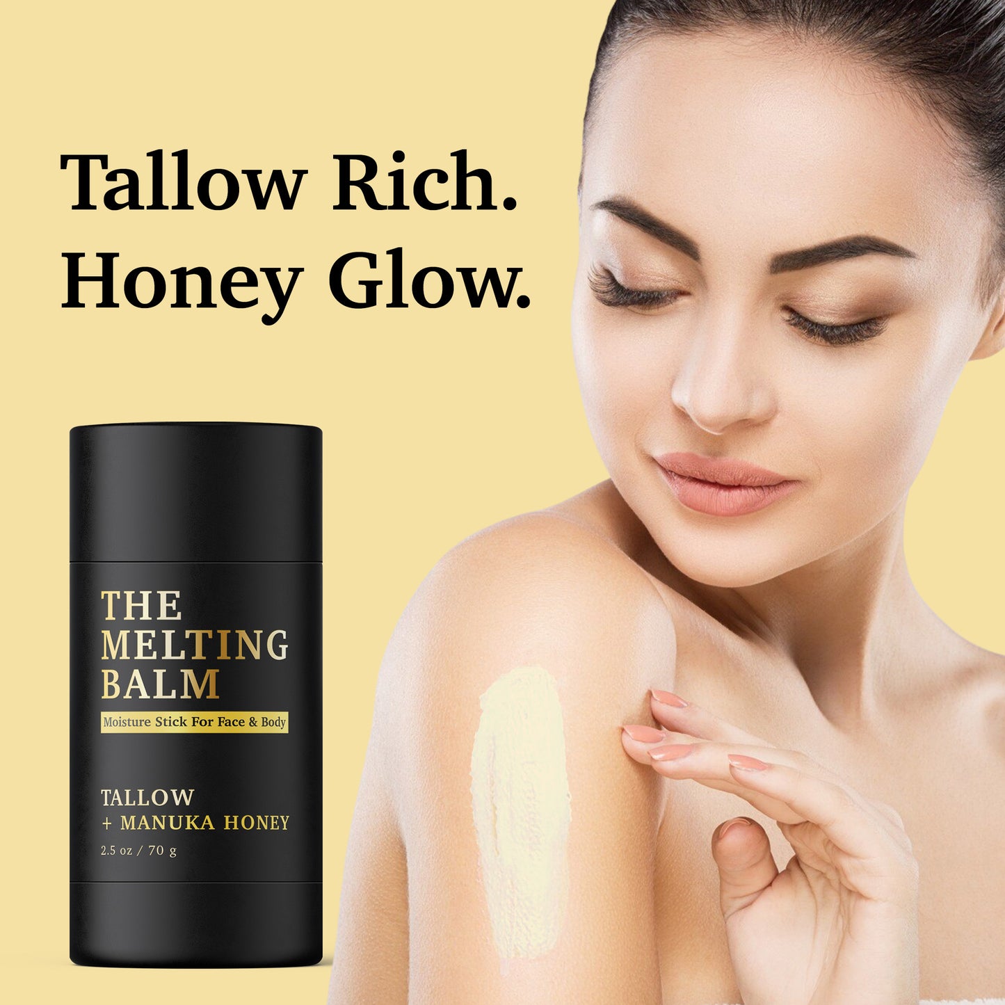 The Melting Balm: Tallow + Manuka Honey